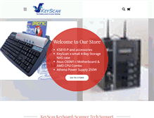 Tablet Screenshot of keyscan.com